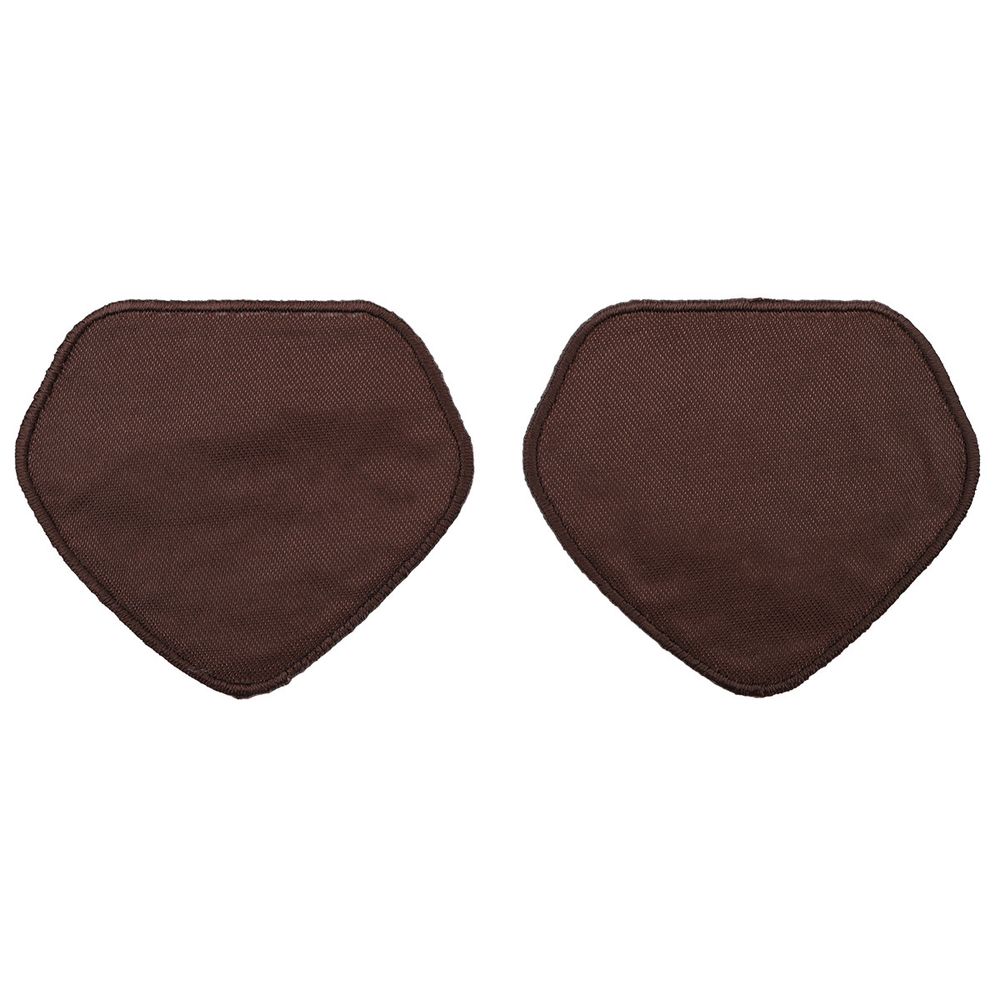 Термоаппликация Пятигранник 7х6см, уп., 2 шт, цв.коричневый