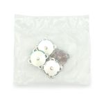 Кнопка магнитная металл пришивная ⌀18.0 мм, никель, 4 шт, BIG