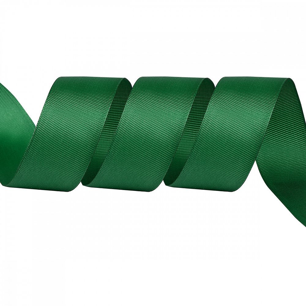 Лента репсовая (в рубчик) 50.0 мм / 22.8±1 метра, 587 т.зеленый, Magic4Hobby