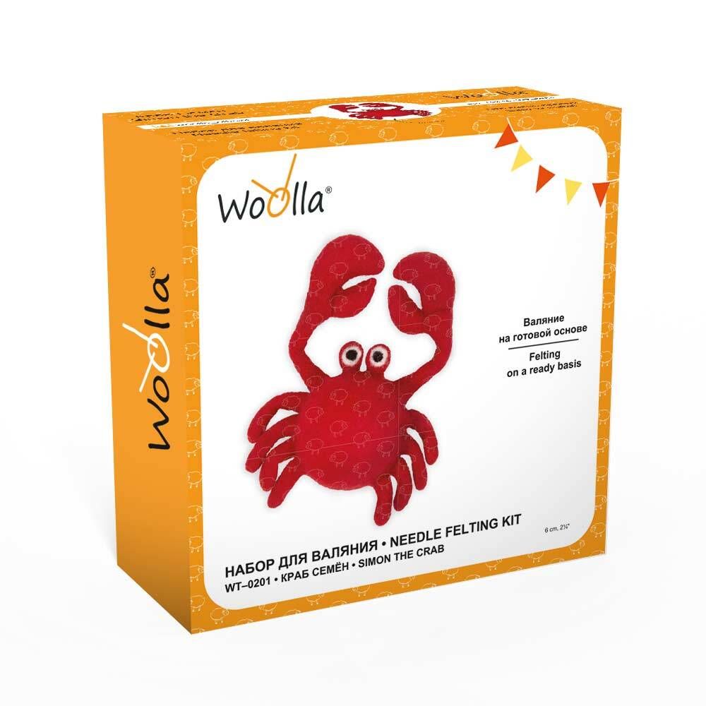 Набор для валяния Woolla, Краб Семен, Woolla WT-0201