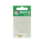 Замок магнитный 6 мм, 2 штук, Astra&Craft, цв.светлое золото