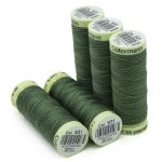 Нитки отделочные Gutermann Top Stitch, 30м, 931 зеленый мох, 5 катушек