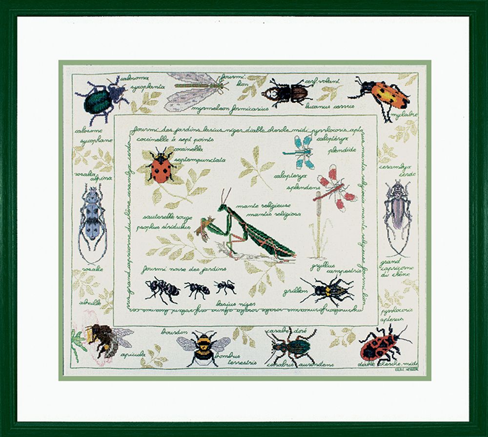 Le Bonheur des Dames, Les Insectes (Насекомые), 54х46 см