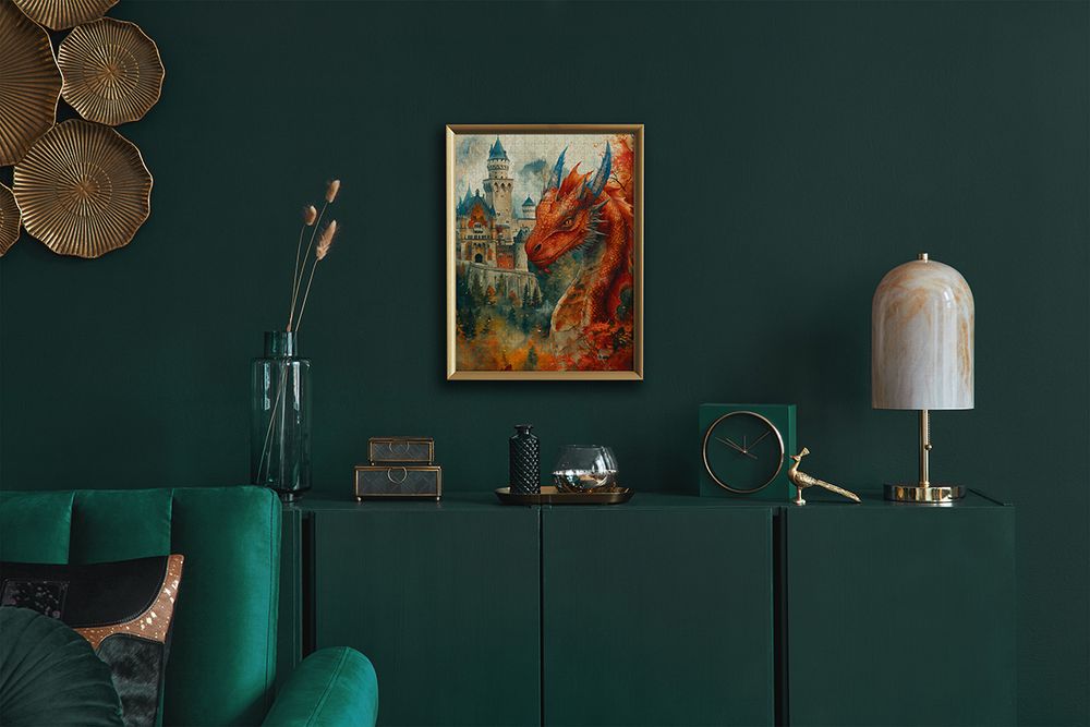 Пазл деревянный 500 элементов, PZLD-009 Век дракона, Фрея