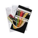 Набор для вышивания нитками Panna, Грибной домик, 24.5х19 см, Panna