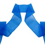 Лента для бантов (капрон) _8 см, 25 м (василек) С3501