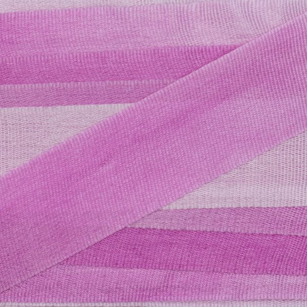 Лента (тесьма) шелковая 13.0 мм / 45.5±0.5 метров, M022 св.фиолетовый/фиолетовый, Gamma SRM-13