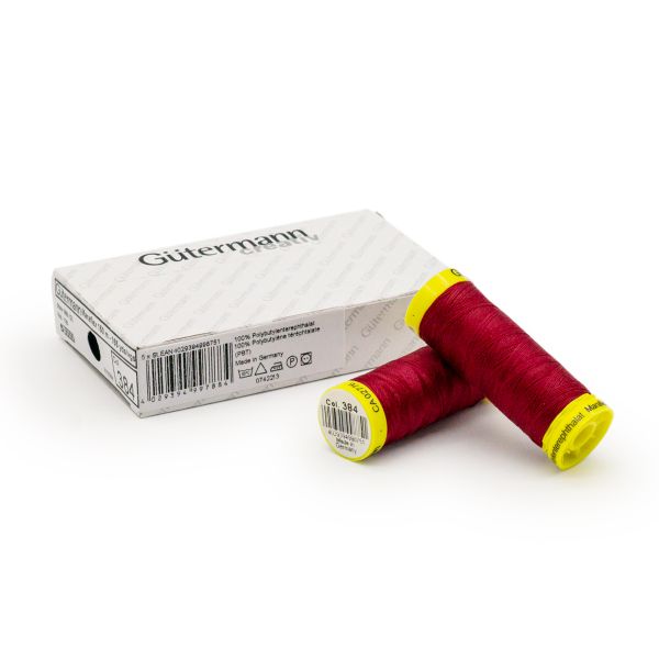 Нитки для трикотажа Gutermann Maraflex, 150м, 384 малиновый щербет, 5 катушек