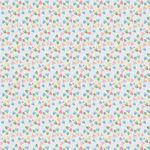 Ткань для пэчворка Peppy Нежная история, рулон 112 см / 5 метров, НИ-26 голубой, Peppy