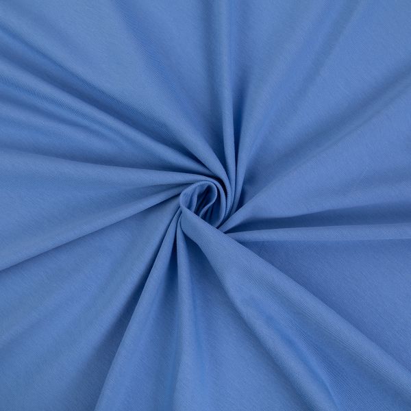 Кулирка 150±5 г/м², 40/1 Comp.Penye FULL LYC, 170 см / 10 метров, 28 голубой/blue, Gamma GCM