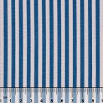 Ткань для пэчворка Peppy Бабушкин сундучок, рулон 112 см / 5 метров, БС-34 полоска я.синий, Peppy