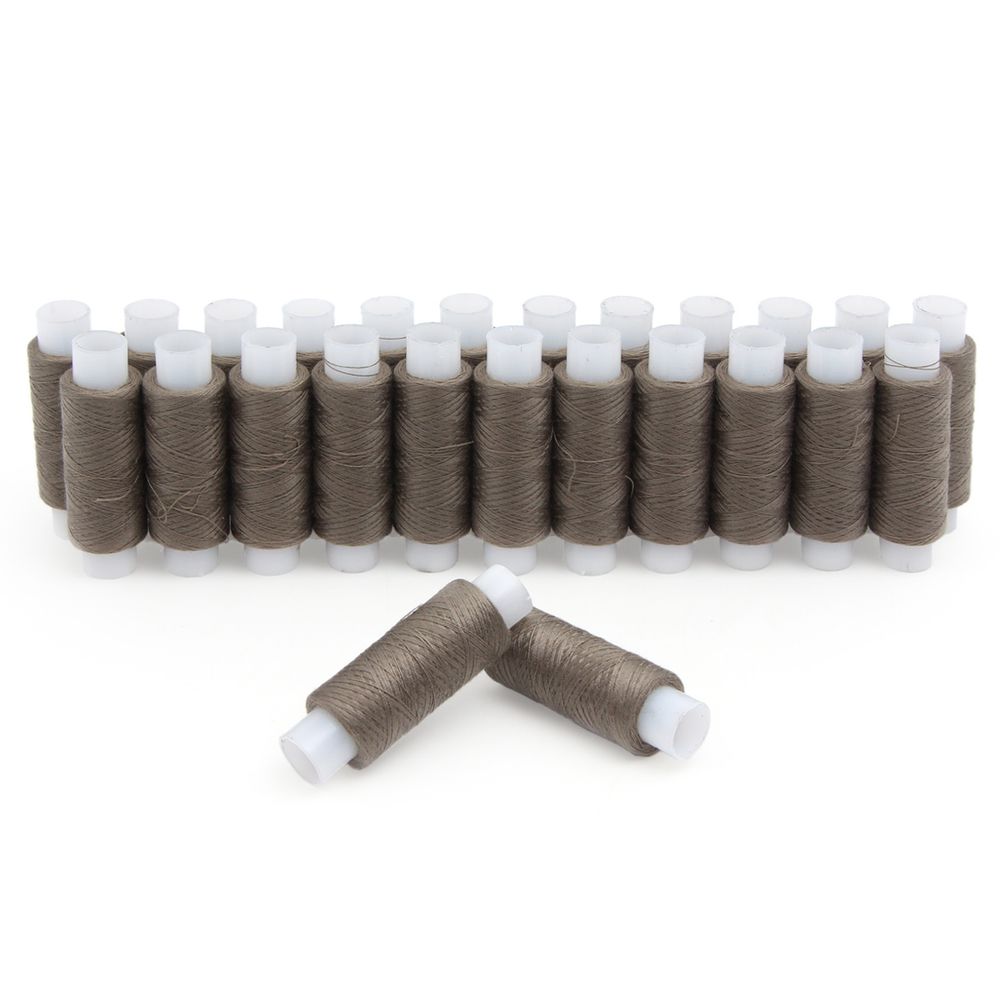 Нитки особо тонкие 50/2, 25 кат. по 200 метров, 216 серый хаки