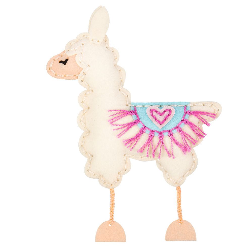 Набор для шитья игрушки Лама 17 см, Miadolla KD-0333