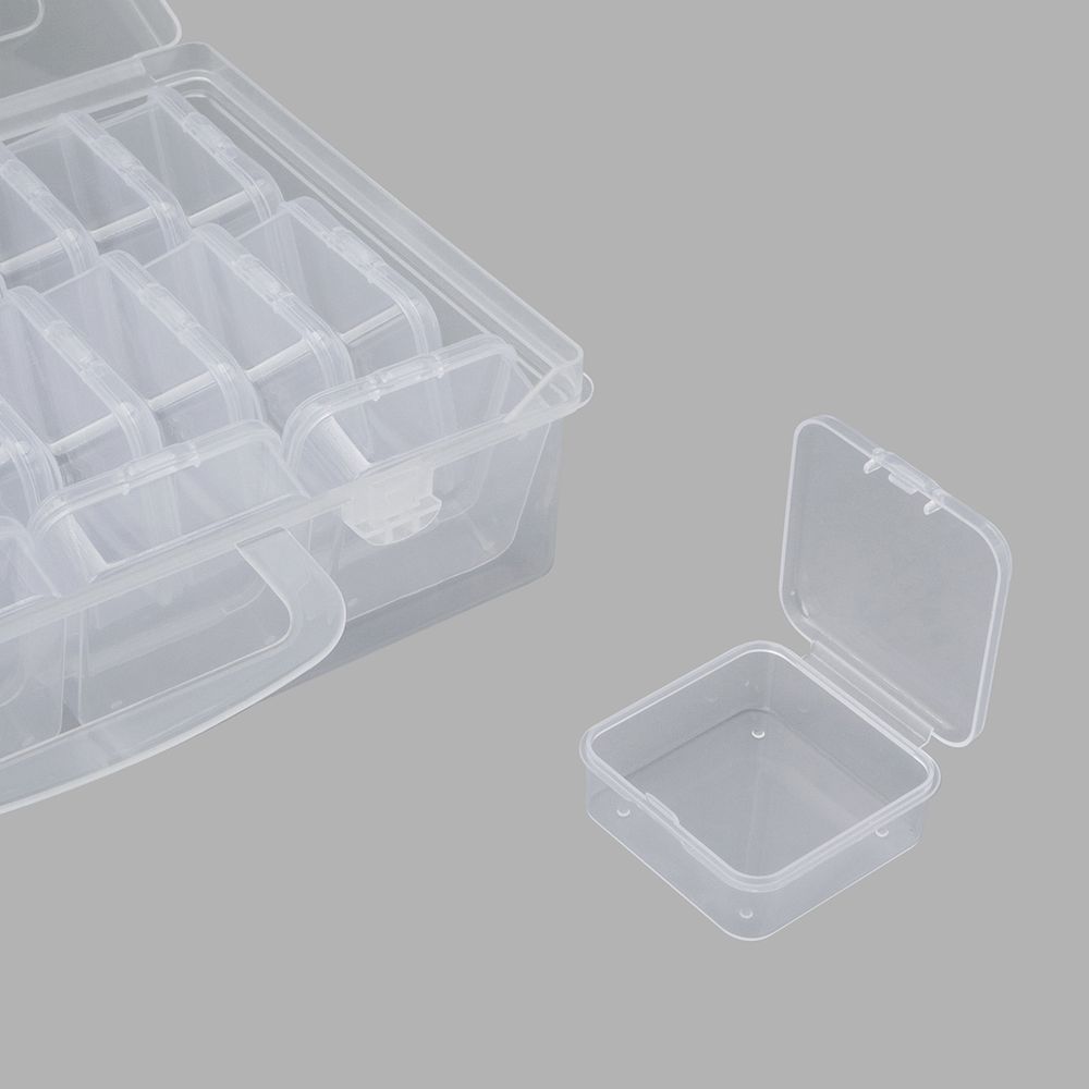 Контейнер для хранения мелочей 22.3х13х5.4 см, 26 штук в боксе