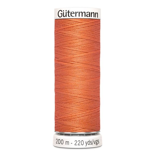 Нитки универсальные Gutermann Sew-all, 200м, 895 золотисто-персиковый, 5 катушек