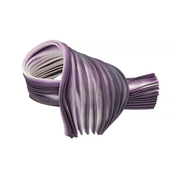 Лента декоративная 120.0 мм / 20 см, 132e т.фиолетовый/белый, Floranta Shibori