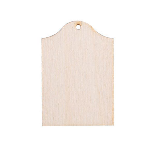 Заготовка из фанеры бирка классическая, 5 см, 3 шт, ВД-061 Mr.Carving