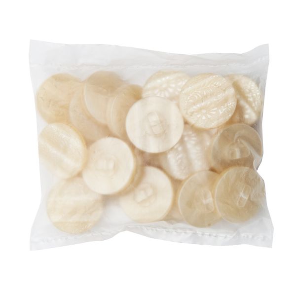 Пуговицы на ножке костюмные 34L (бежевый), 48 шт