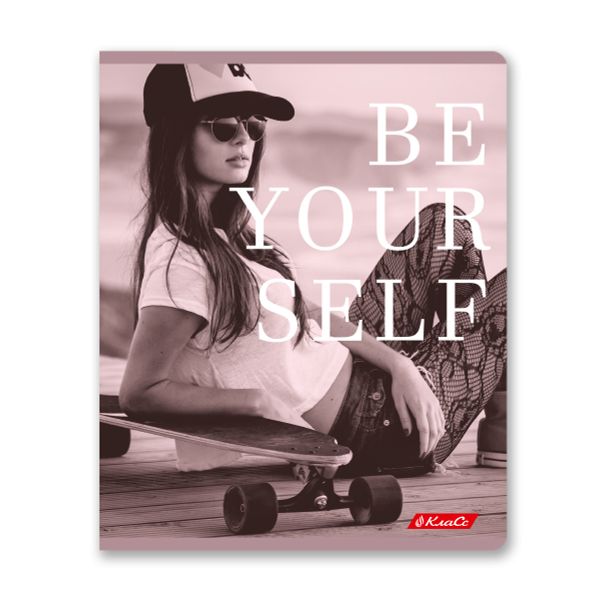 Тетрадь ученическая общая, софт-тач ламинация, A5+ 96 л. на скобе 60 г/м², белизна 100%, 5 шт, клетка в термоусадочной пленке, 000784 Молодёжная, Светоч 96ТЕТк-006