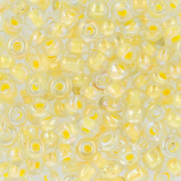 Бисер Zlatka 8/0 (2.9 мм), 100 г (10х10 г), №0202 желтый, GR