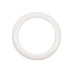 Кольцо пластик ⌀45/59 мм, белое, 10 шт