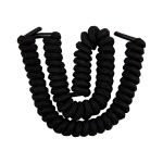 Шнурки Лентяй 14 мм, 90 см, 1 пар(a), черный, Gamma TF-08