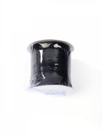 Лента бархатная (тесьма) 10.0 мм / 22.86±1 метров, арт.10VR03 нейлон цв.черный