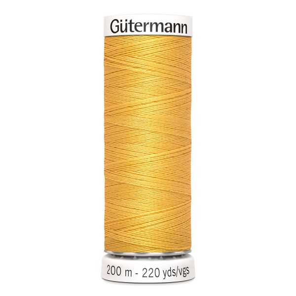Нитки универсальные Gutermann Sew-all, 200м, 416 св.золото, 5 катушек