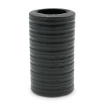 Люверсы шторные ⌀35 мм, с многоуровневым замком цвет № 70 матовый черный, 10 шт