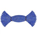 Шнур отделочный плетеный ⌀6.0 мм / 30 метров, василек, С887Г7