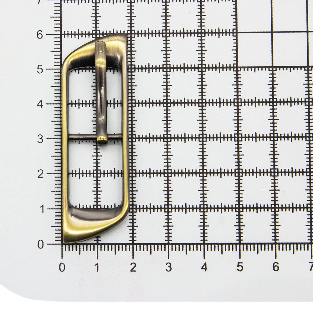 Пряжка ременная металл 15 мм, 10 шт, тертая бронза