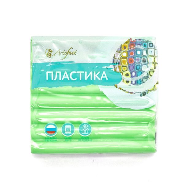 Полимерная глина Artifact, флуоресцентный, цв.354 флуоресцентный зеленый, 56 г