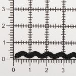 Тесьма вьюнчик, 3 мм, 30 метров (черный), 30 метров