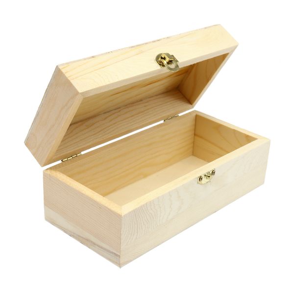 Заготовка для декорирования Шкатулка деревянная, 17х8х7см