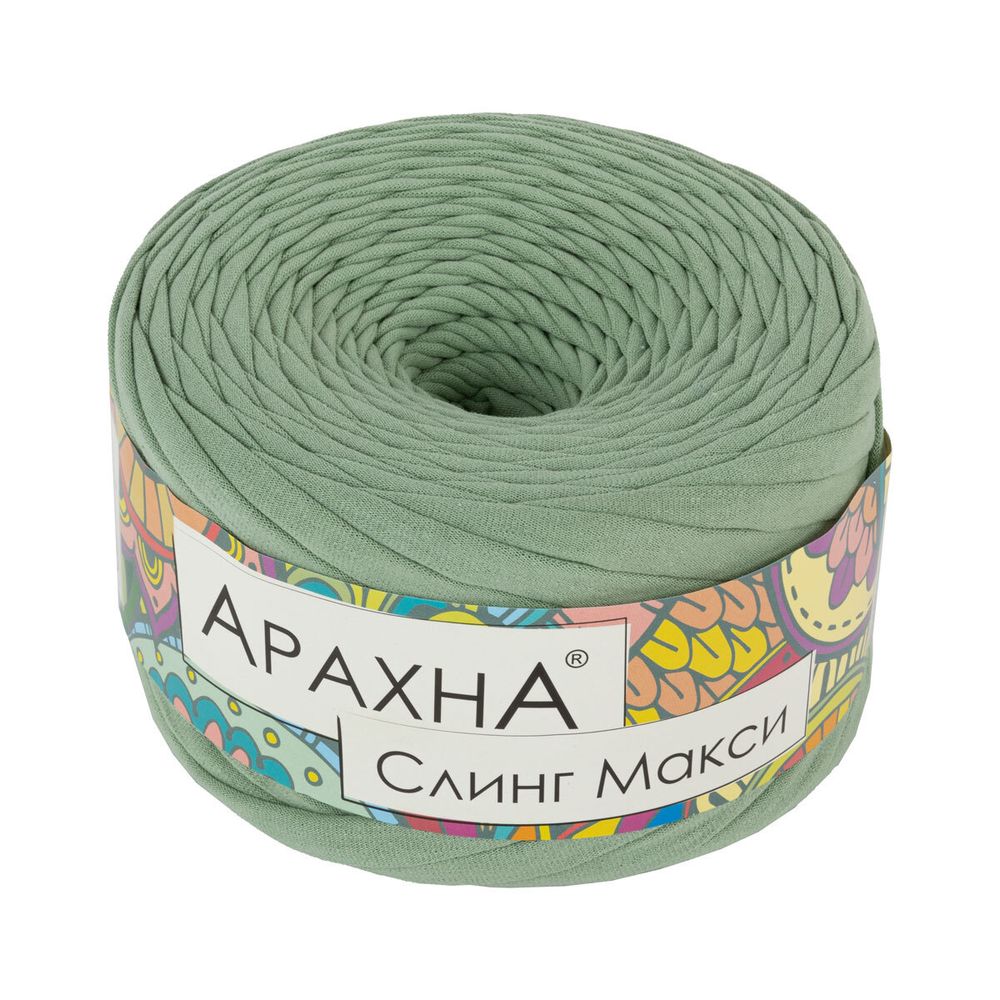 Пряжа ARACHNA Sling Maxi 100% хлопок, 4 шт, х300±30 г 100 м ± 5 м, №69 бл.оливковый, Arachna Sling Maxi