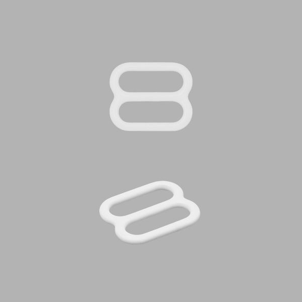 Рамки-регуляторы для бюстгальтера металл 10.0 мм, 50 шт, белый