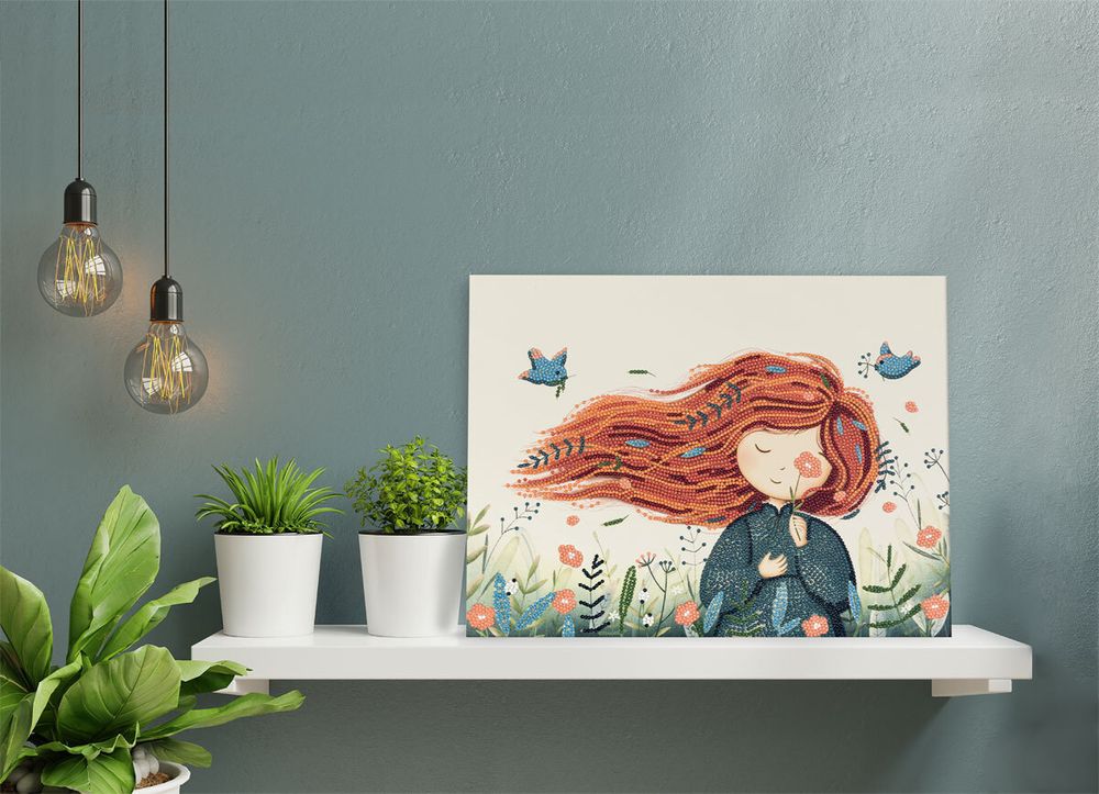 Алмазная (кристальная) мозаика Фрея ALBP-309, постер Теплый ветер, 40х30 см