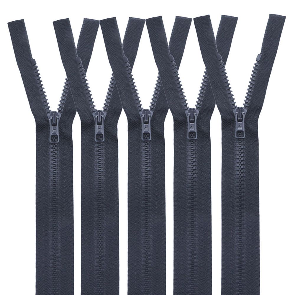 Молния трактор Arta Т6 (6 мм) 1 зам., разъем., 60 см, цв. 102 т.серый, уп.5 шт