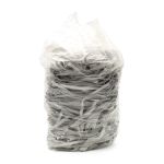 Резинка латексная гладкая 8.0 мм / 5 кг (≈ 775 метров), толщ. 0.6 мм, белый