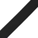 Резинка бельевая (бретелечная) матовая 15.0 мм / 50 метров, черный