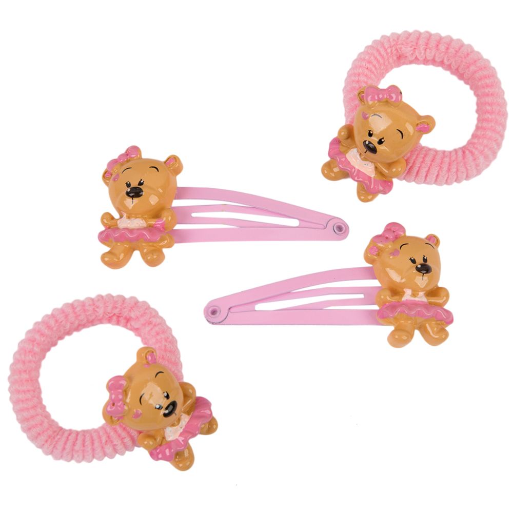 Набор аксессуаров для волос 20 шт (5х4 шт), №01 медвежата, Cherry Mary S6208