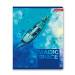 Тетрадь ученическая общая, A5+ 96 л. на скобе 65 г/м², белизна 100%, 5 шт, линия в термоусадочной пленке, 000353 Вселенная, Светоч 96ТСК5_1_3_2