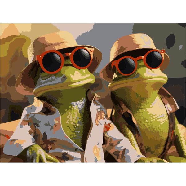 Картина по номерам Cristyle ST022, На отдыхе, 30х40 см