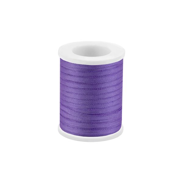 Лента (тесьма) шелковая 2.0 мм / 45.5±0.5 метров, №140 сиреневый, Gamma SR-2