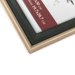 Рамка для картины (фото) пластик с оргстеклом 21х30 см, зеленый, Gamma ПРК-23