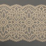 Кружево бельевое эластичное 195 мм / 3 метра, TBY.L1189, цв.126 бежевый