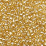 Бисер Astra&Craft 11/0 (2.1 мм), 200 г (10х20 г), цв. 102-О тем. золотой/прозрачный, глянцевый