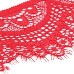 Кружево эластичное (стрейч) 60 мм / 13.71 метра, C820 красный
