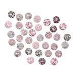 Украшения декоративные пуговицы деревянные Орнаменты №2, 15 мм, 100 шт