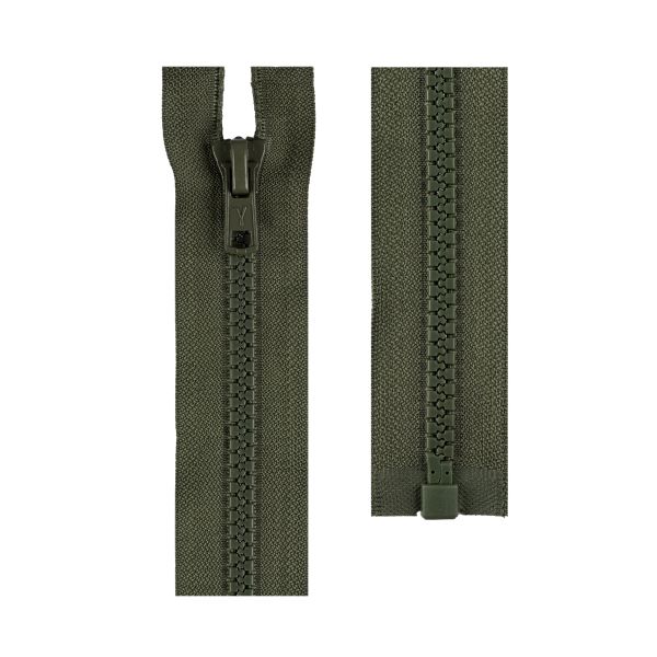 Молния трактор Т8 (8 мм) 1 зам., разъем., 90 см, 315 хаки, G3081 Gamma, 10 шт